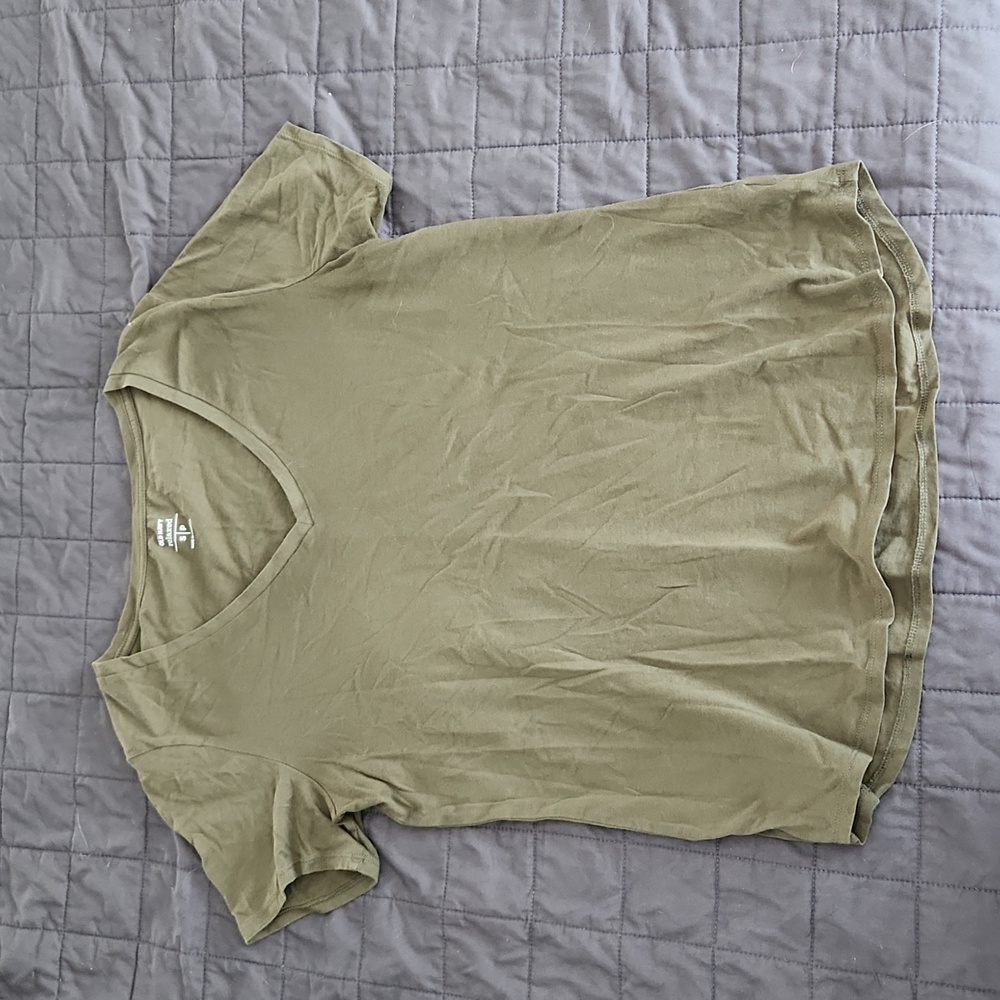 Old Navy Olive Green Short Sleeve Tee